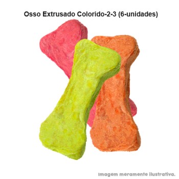 Ossos Coloridos Extrusados em Água Funda