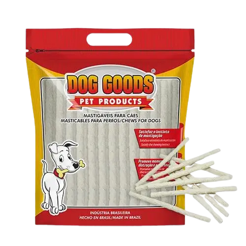 Palitinhos Rígidos para Cães 5×6 (fininhos) – Sabor Natural. Pacote econômico de 1kg.